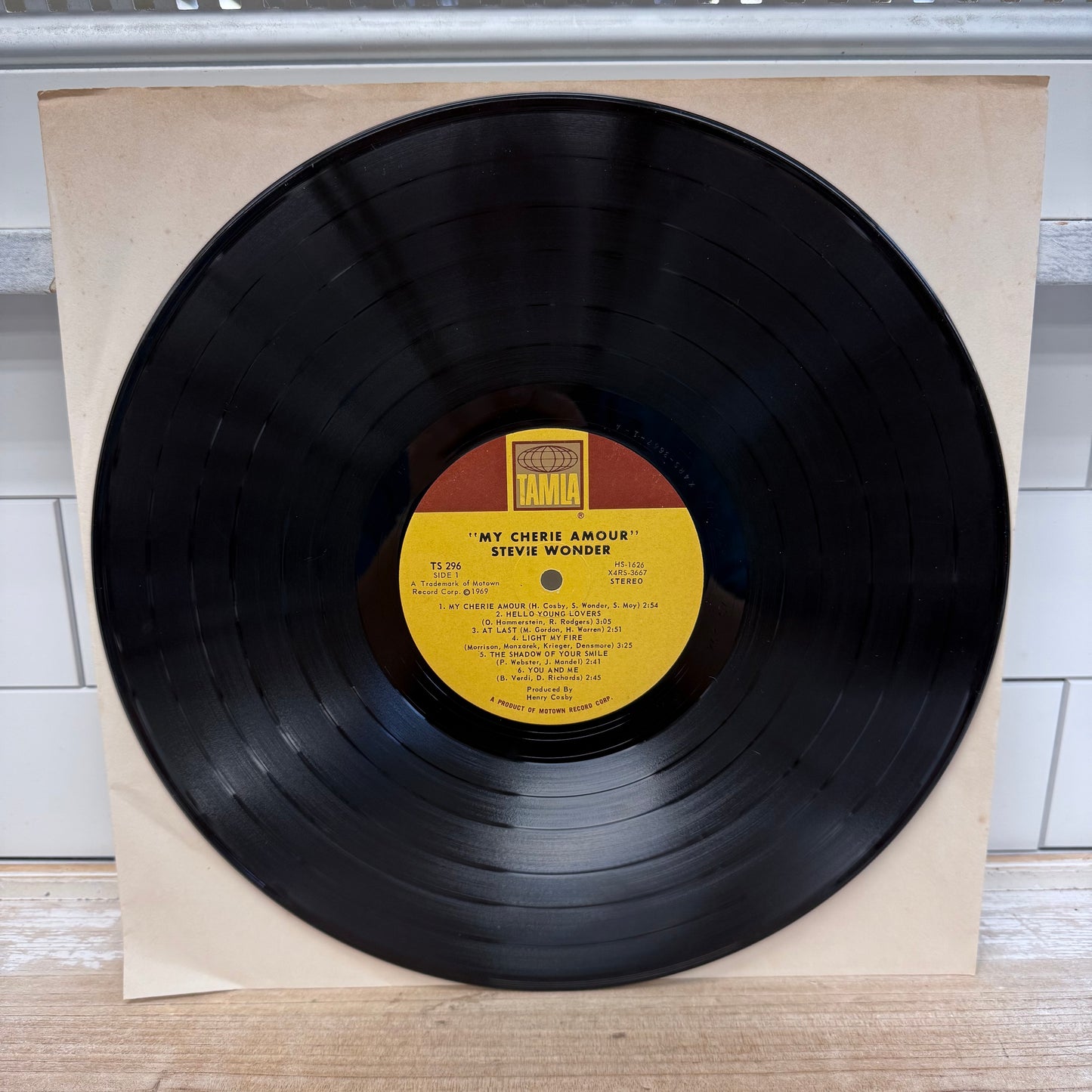 Stevie Wonder My Cherie Amour Vinyl Record, 1969