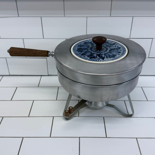 Buehner-Wanner Buenilum Chafing Dish Ceramic Lid 1960s