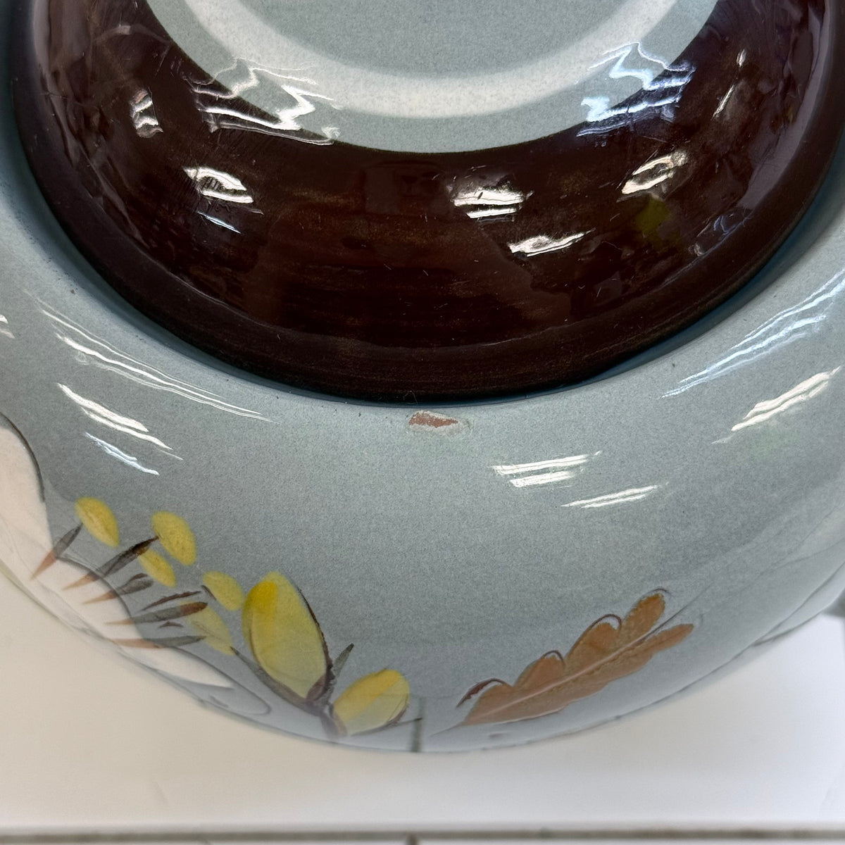 Stangl Golden Harvest Pottery Tea Pot & Cup Set