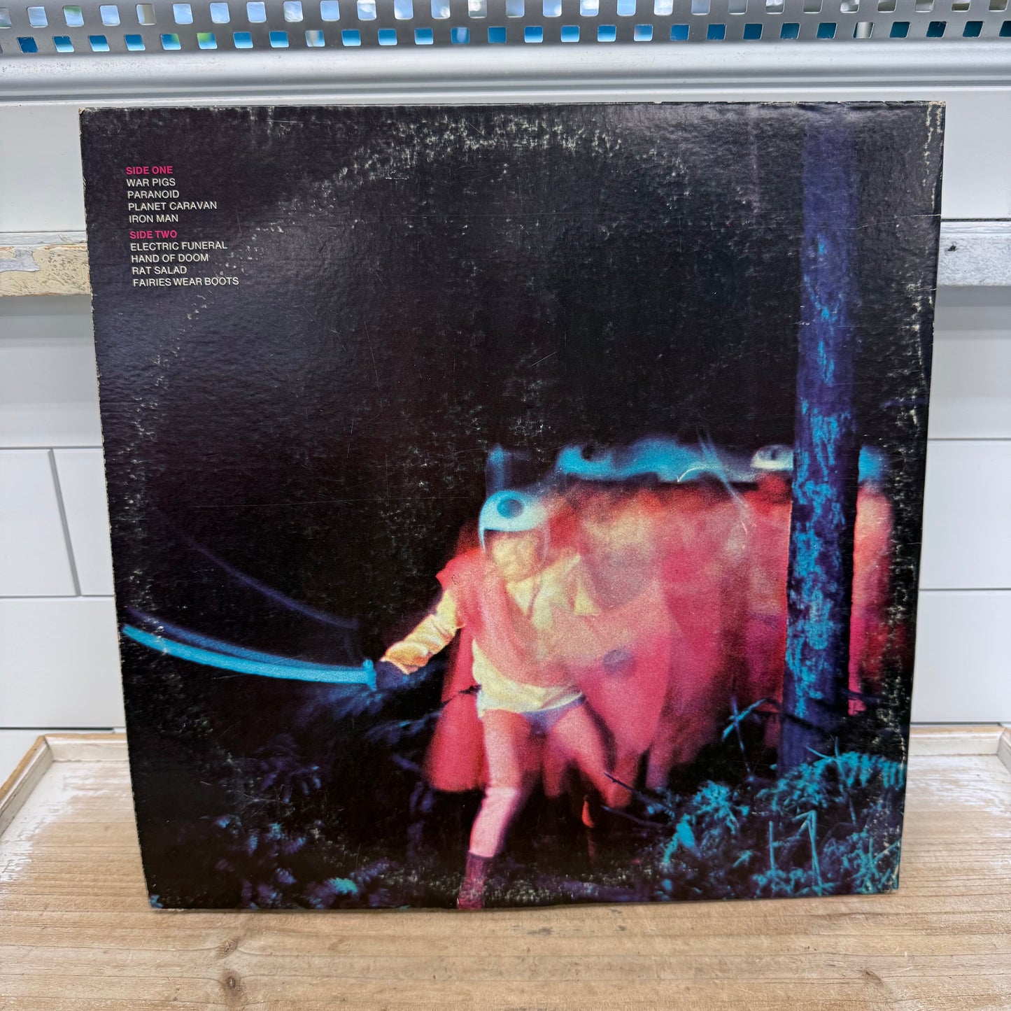 Black Sabbath Paranoid Rare Vinyl Record LP 1970 #WS 1887
