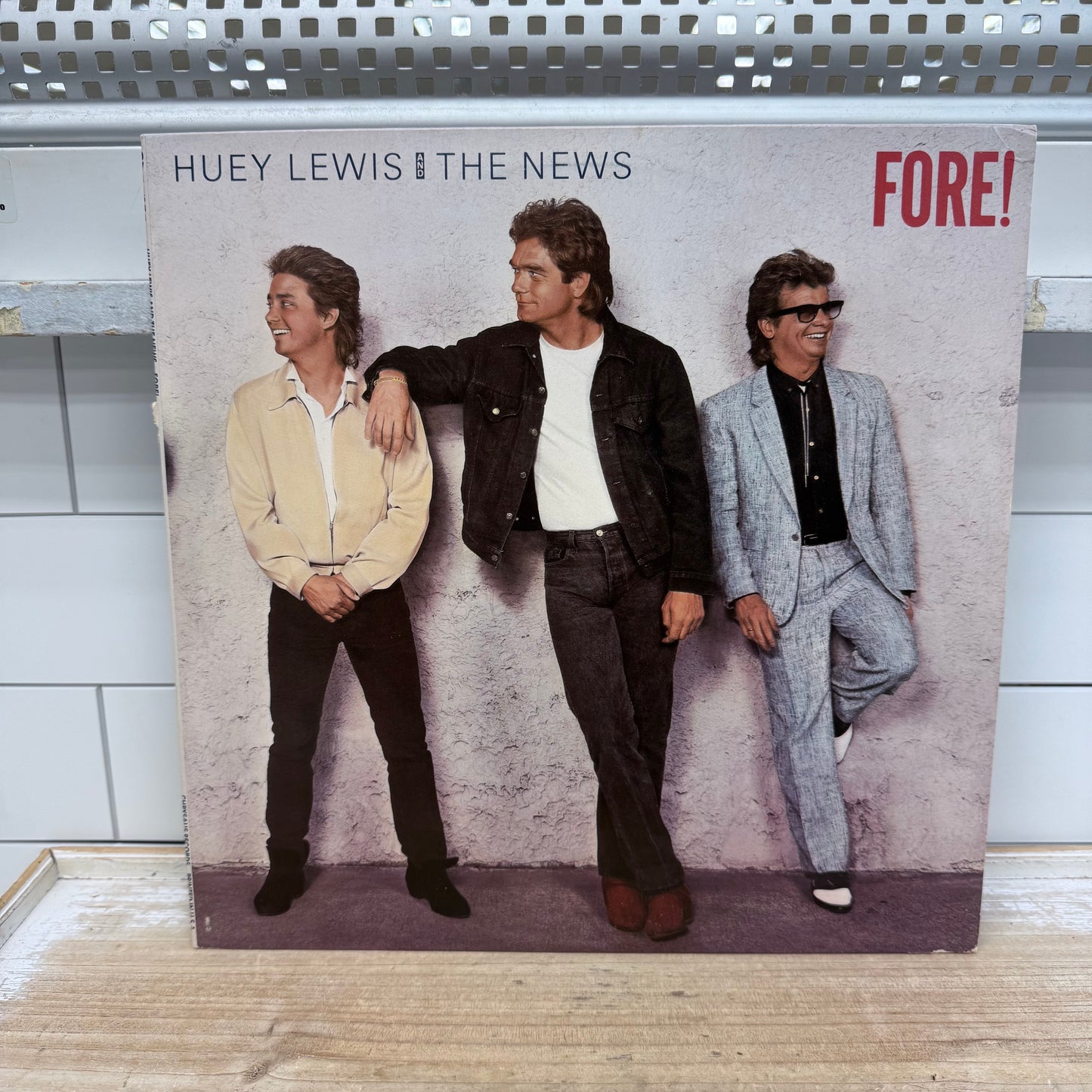 Huey Lewis Fore! 1986 Vinyl LP