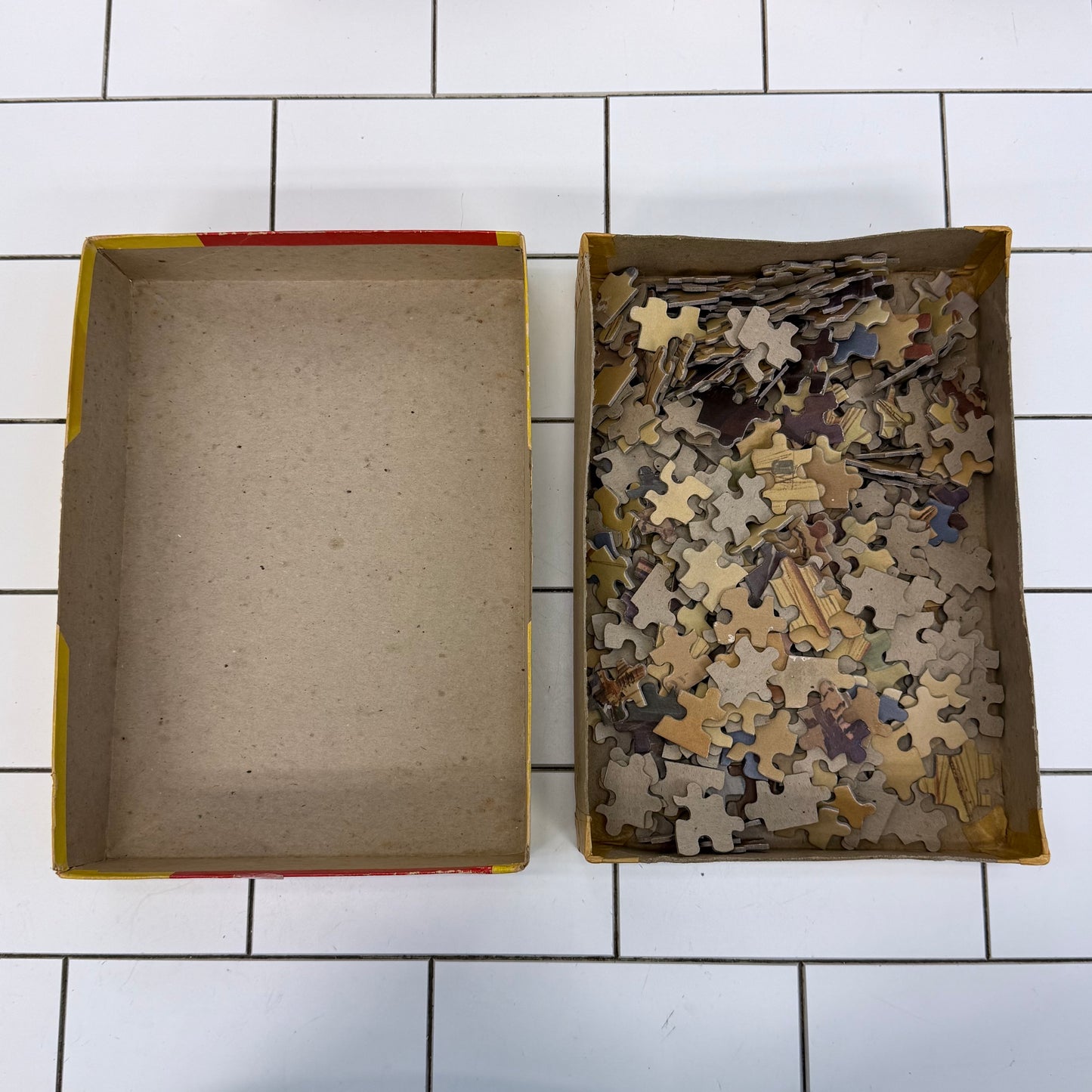 Vintage Jigsaw Puzzle Lot Collectible Vintage Set of 3