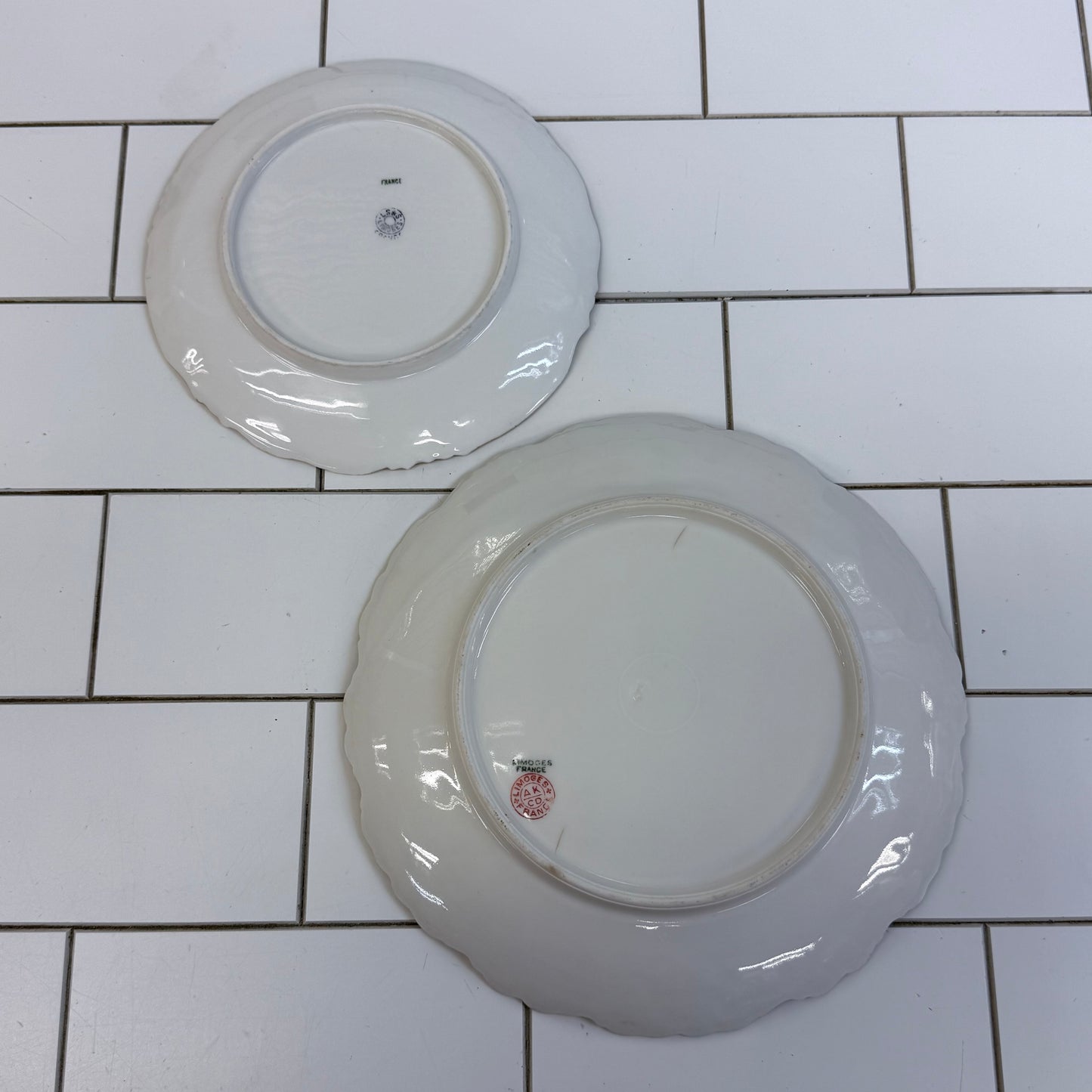 Belle Époque Limoges Porcelain Cabinet Plate Selection c.1900