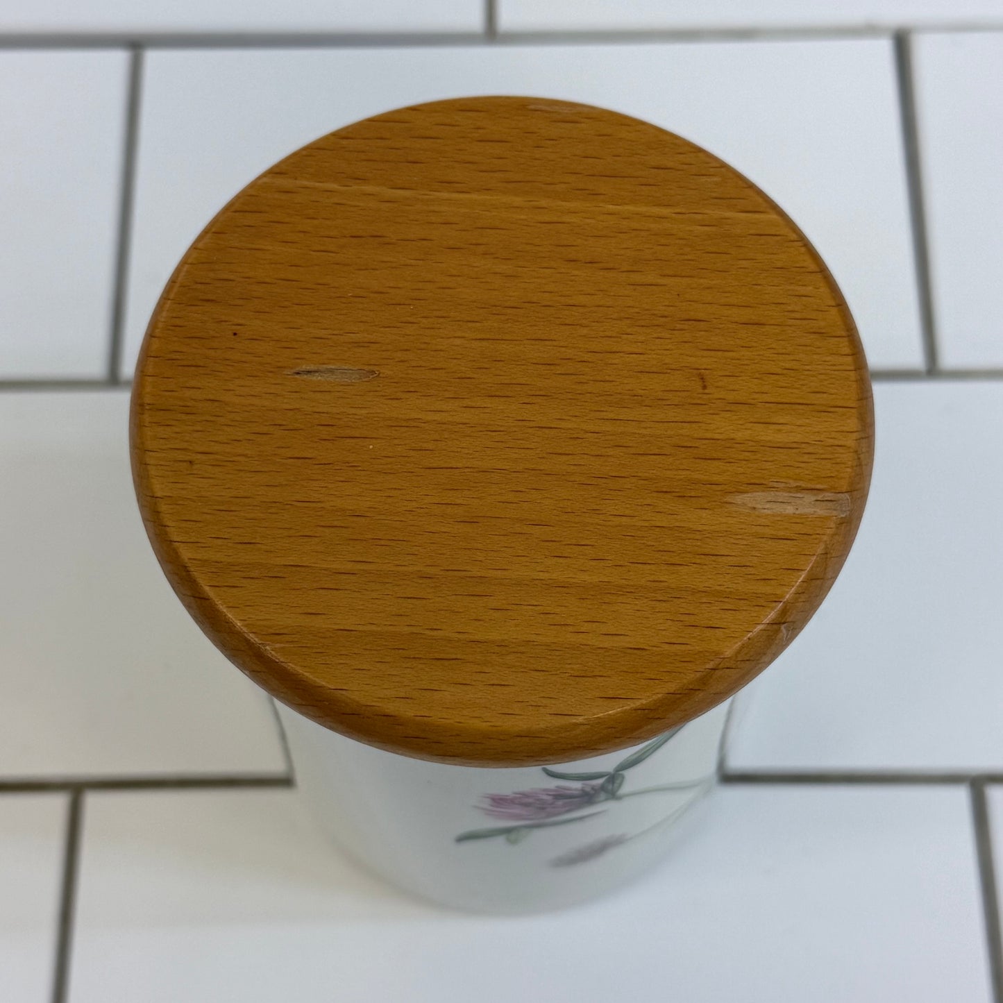 Portmeirion Queen’s Hidden Garden Canister England 1990s