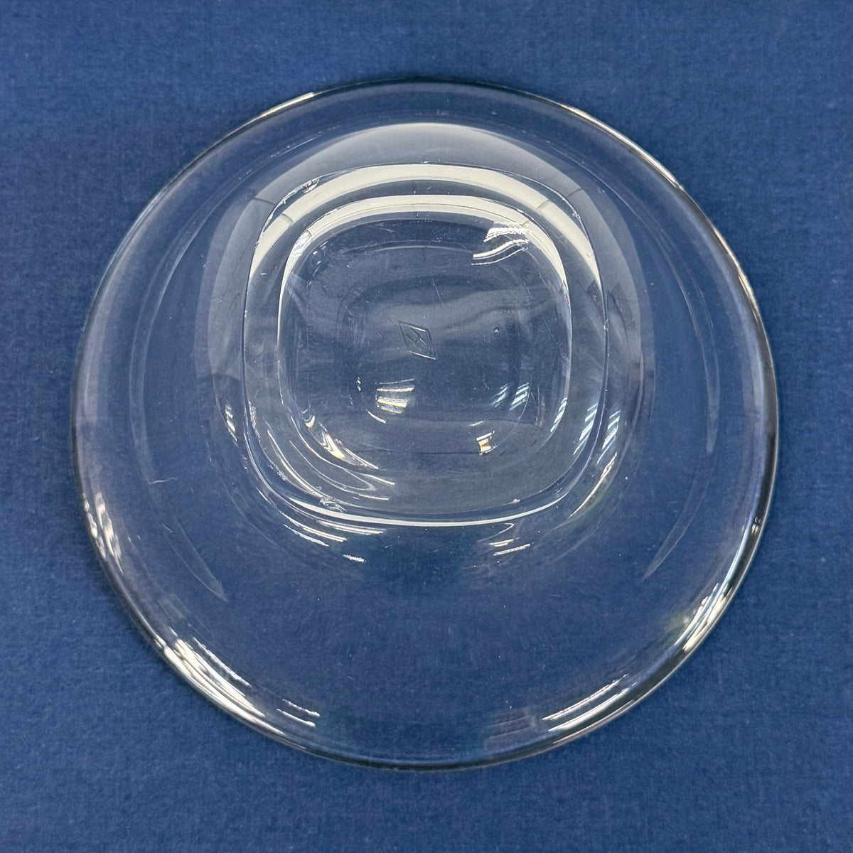 Heisey Clear Glass Bowl and Underplate Set Elegant Glass