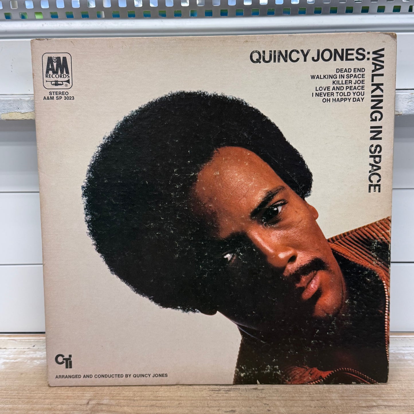 Quincy Jones Walking in Space Vinyl Record LP 1969 #SP-3023