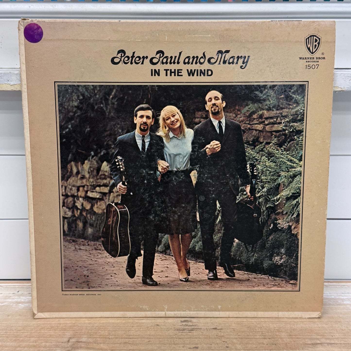 Peter, Paul and Mary In the Wind Vinyl Record LP 1963 #W 1507