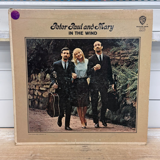 Peter, Paul and Mary In the Wind Vinyl Record LP 1963 #W 1507