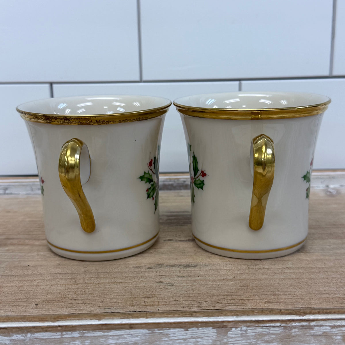 Lenox Holiday Holly Berry Serving Bowls Plate Mugs Selection