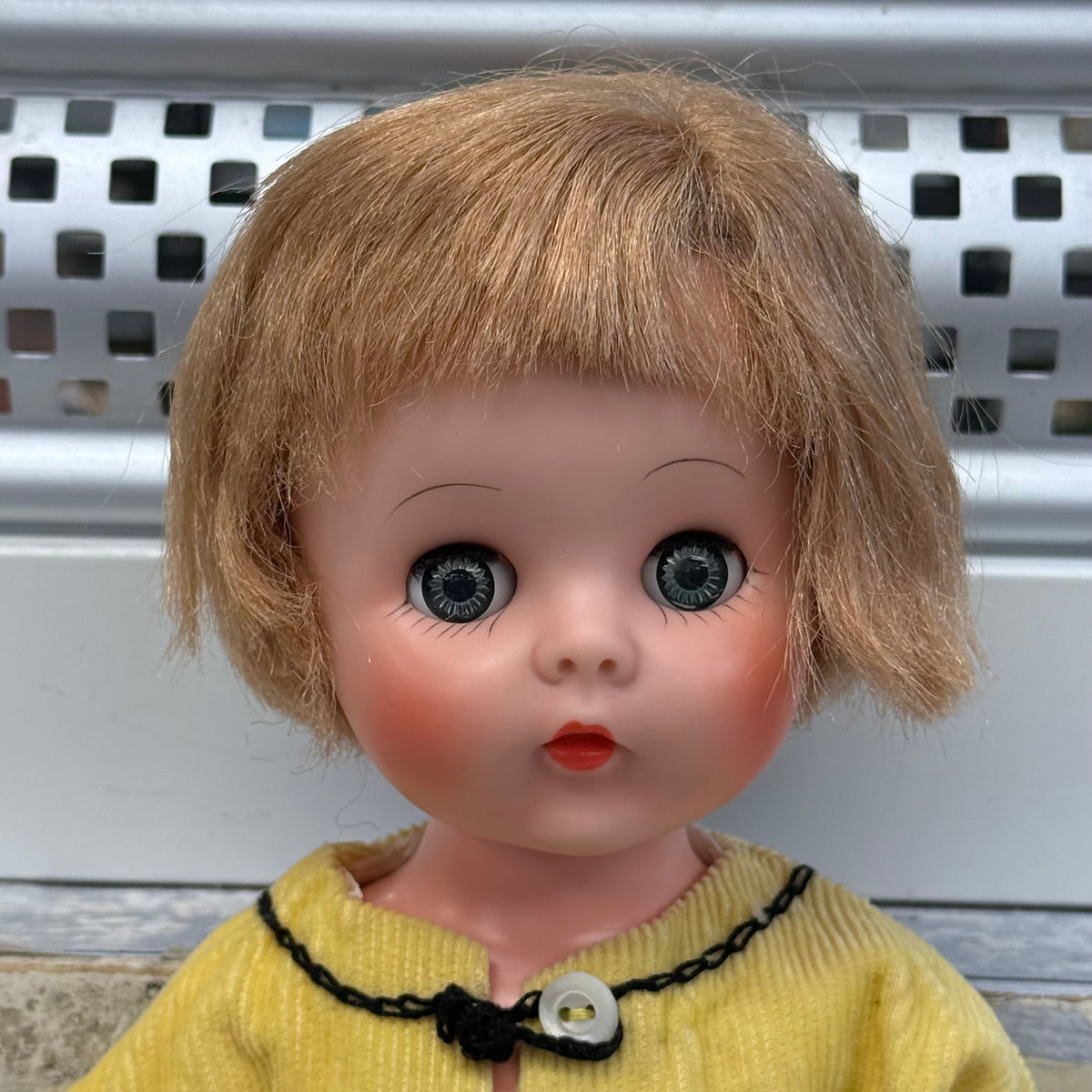 Vintage Allied Eastern AE Blonde Sleep Eye Doll 15” 1960s