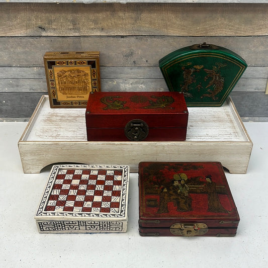 Decorative Miniature Game and Storage Box Selection