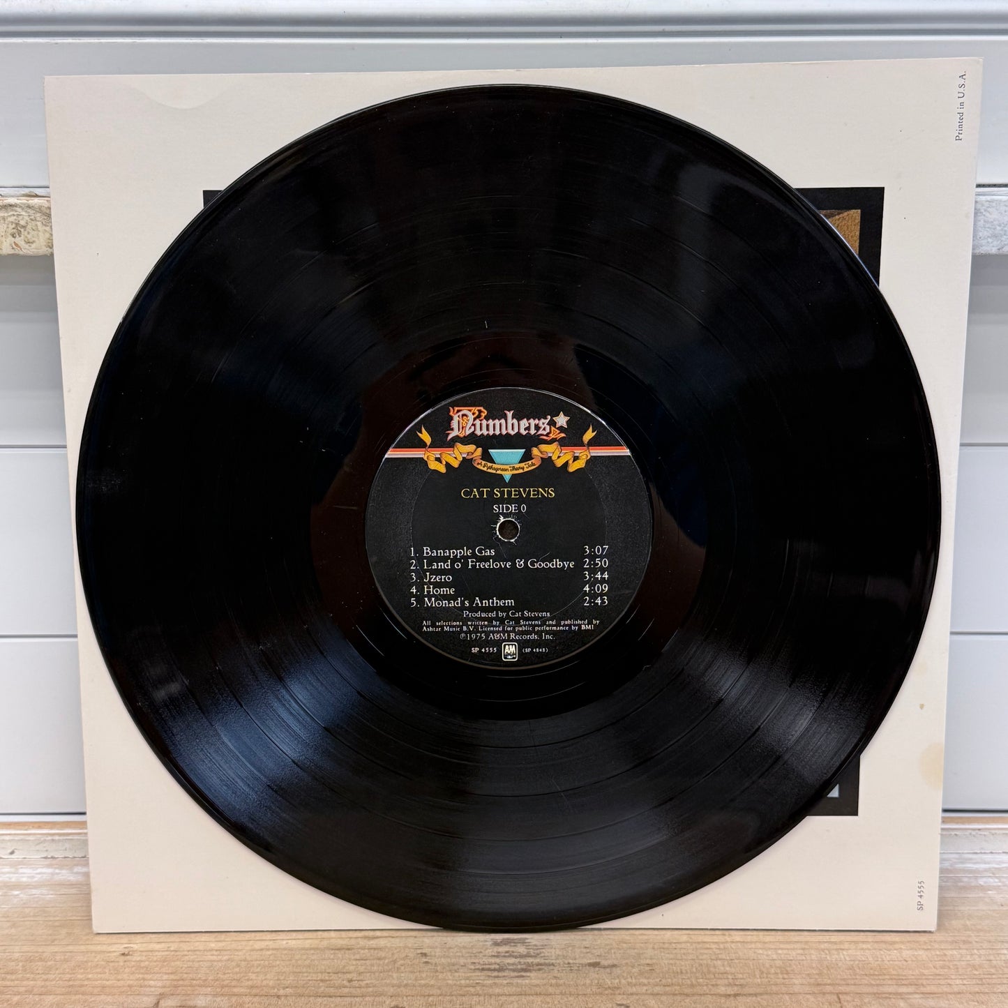 Cat Stevens Numbers Vinyl Record w/ Picture Book 1975 #SP 4555