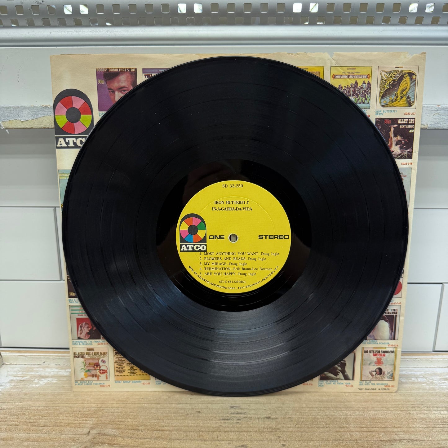 Iron Butterfly In-A-Gadda-Da-Vida Vinyl Record 1968 LP