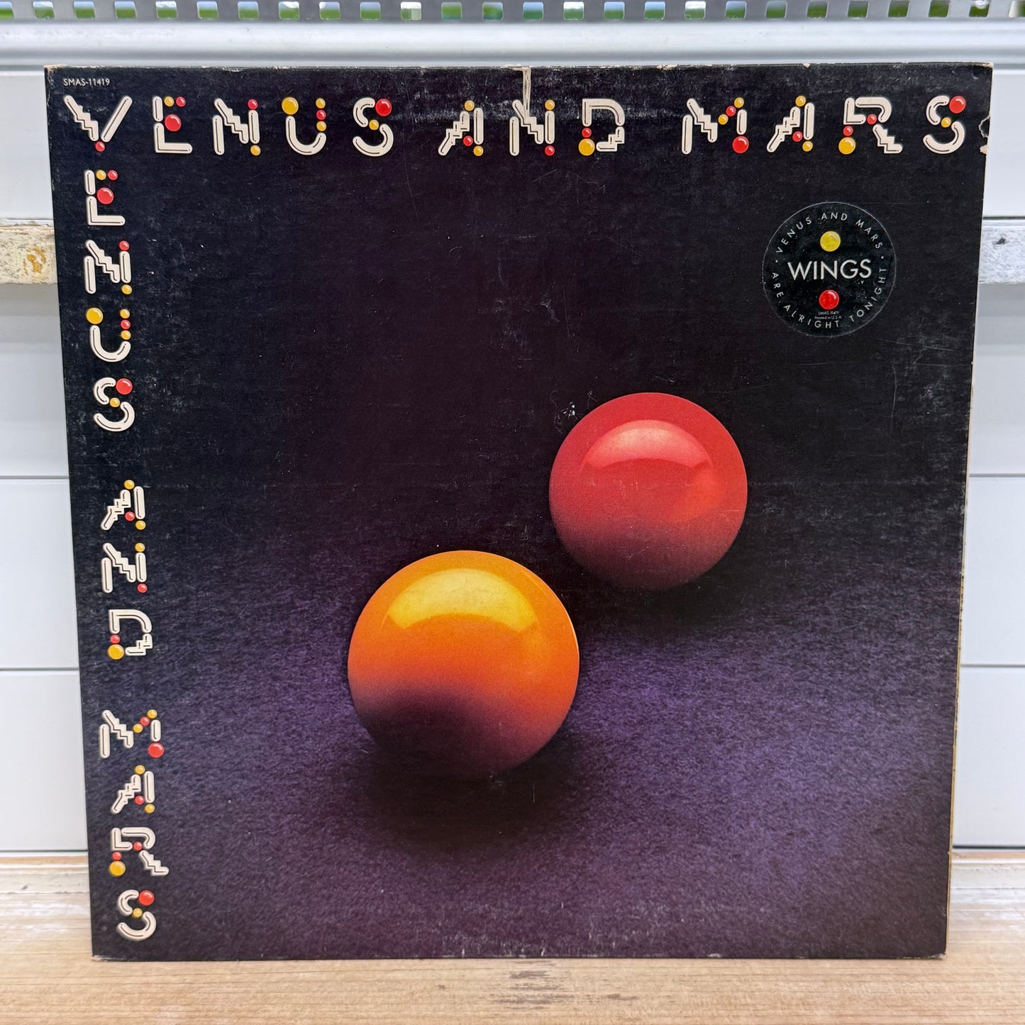 Paul McCartney & Wings Venus and Mars Vinyl LP 1975 #SMAS-11419