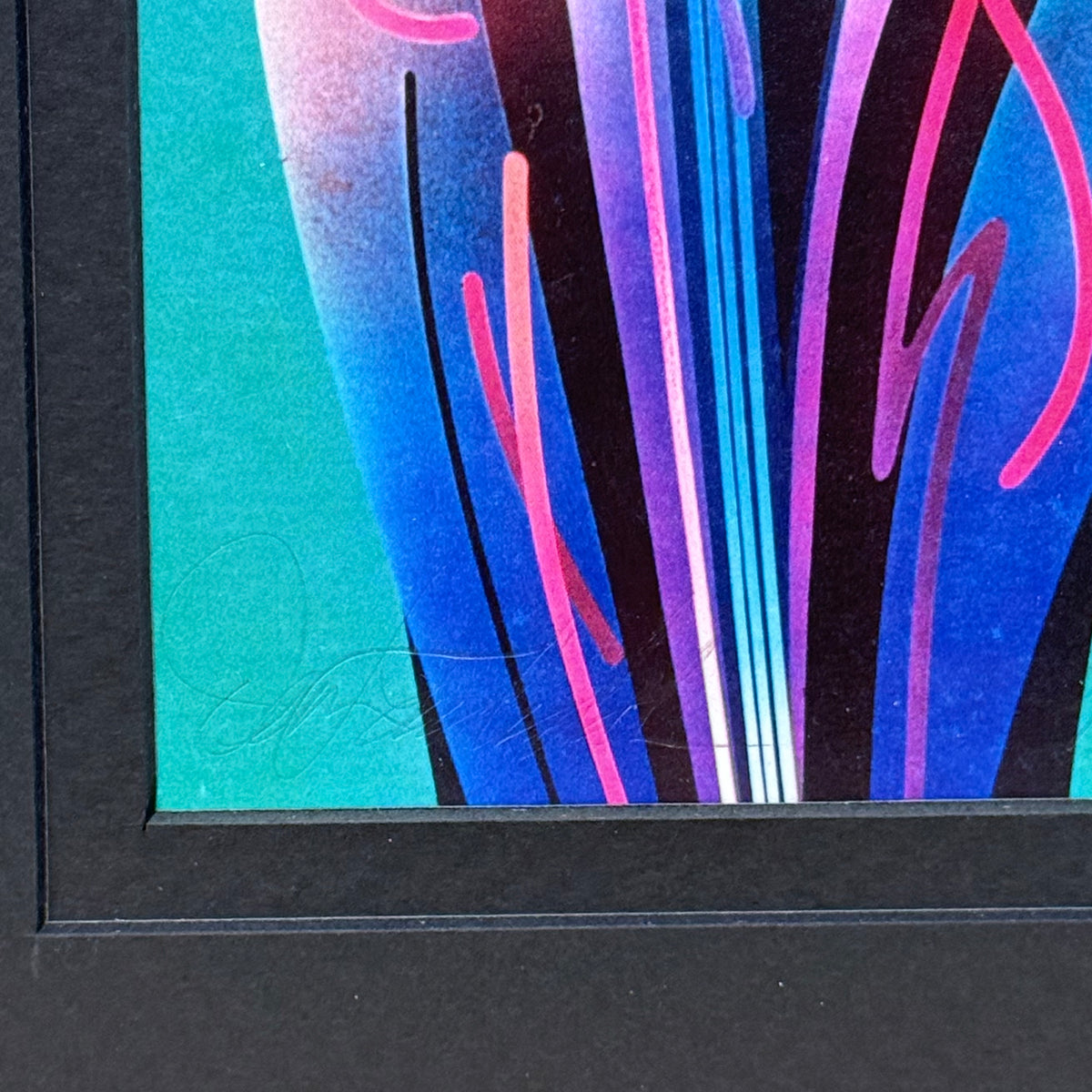 Dean S. Lauderdale Signed Numbered Abstract Art Prints Set of 2