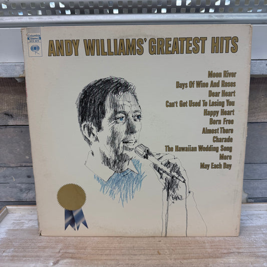Andy Williams’ Greatest Hits Vinyl Record, 1970