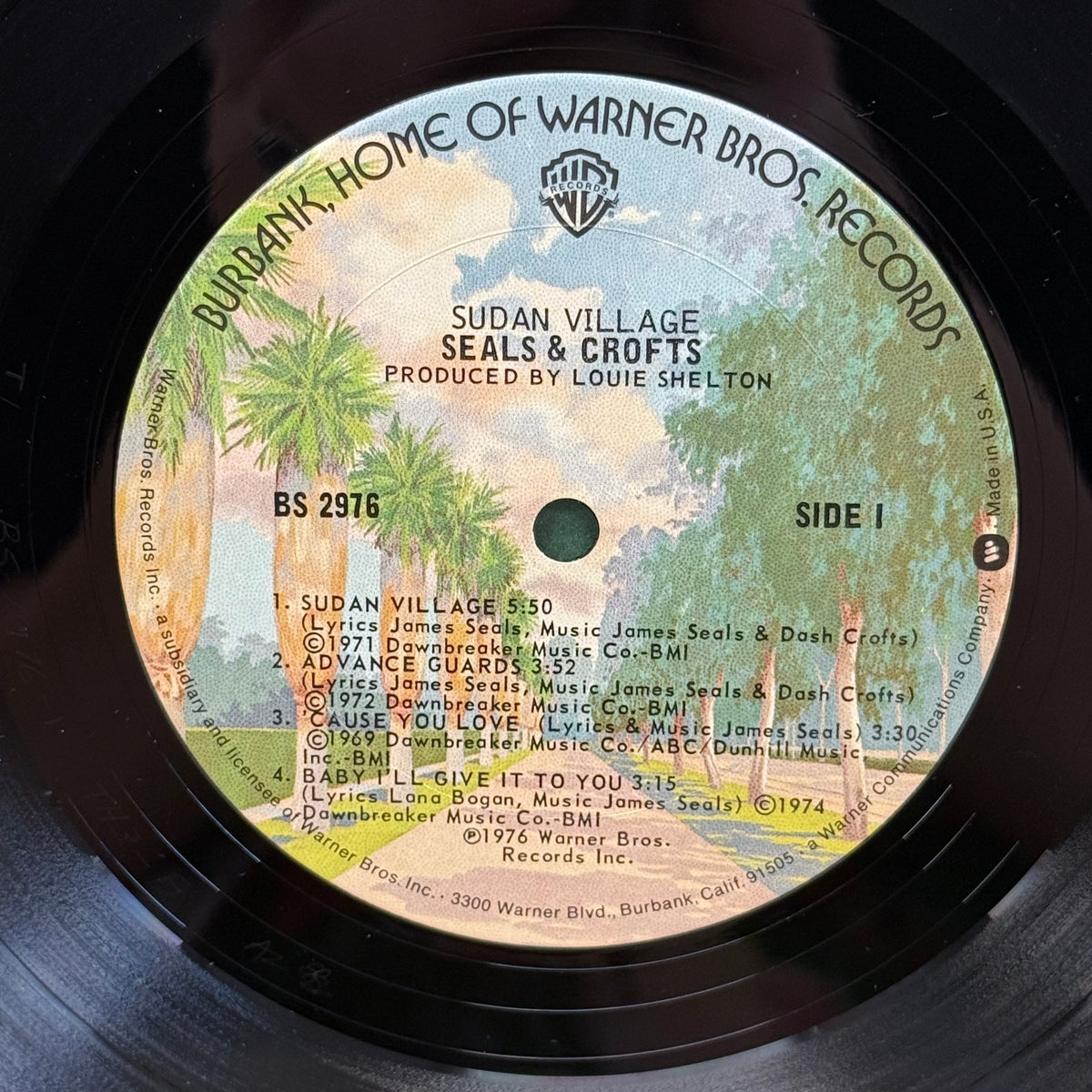 Seals & Crofts Sudan Village Vinyl LP 1976 - BS 2976