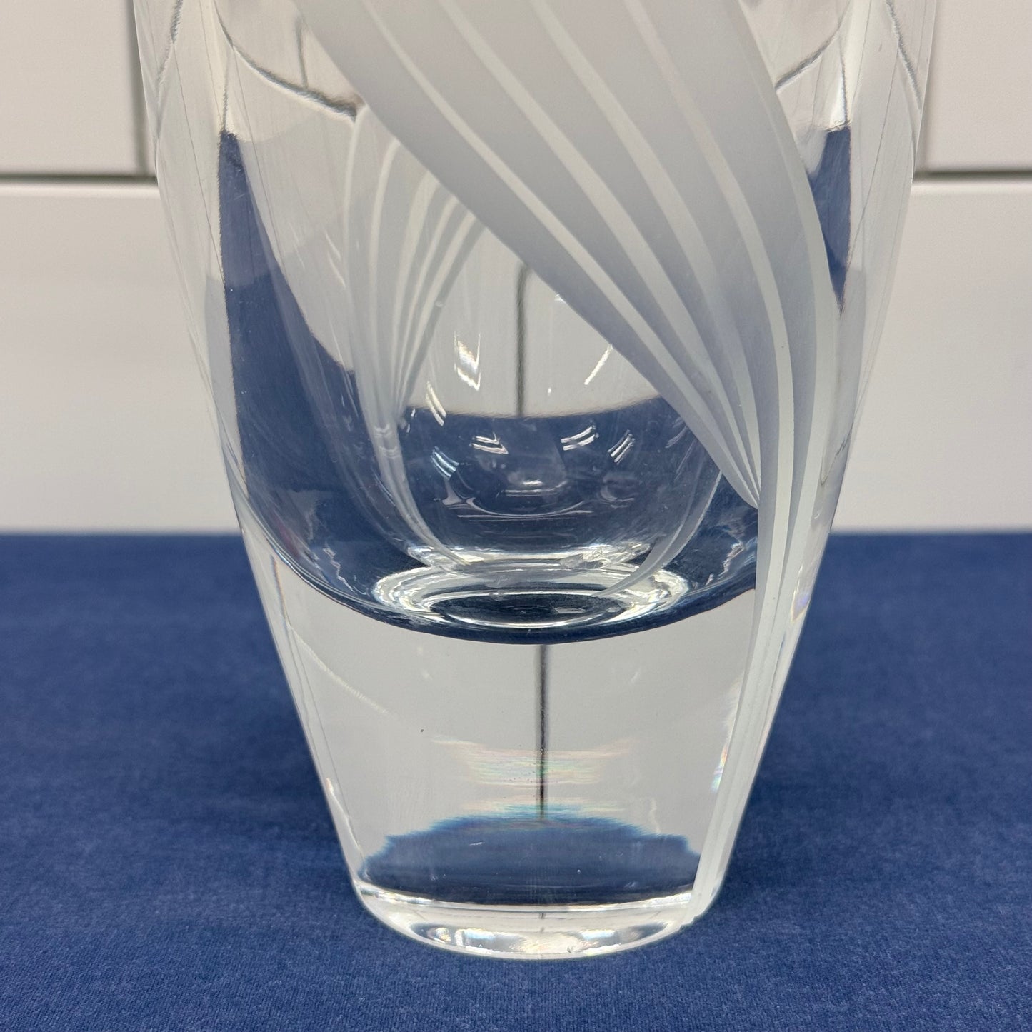 Mikasa Slovenia Crystal Art Deco Vase
