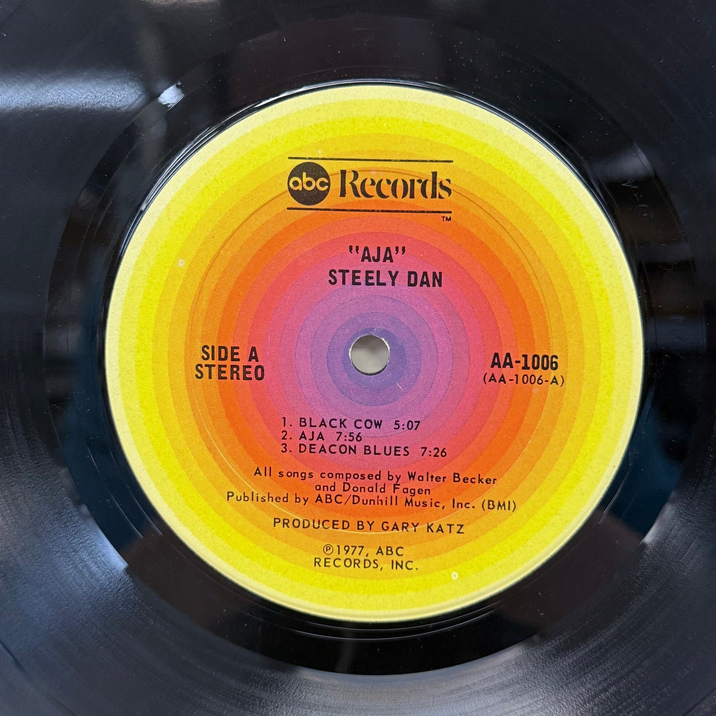 Steely Dan Aja Vinyl Record 1977 LP Album Record