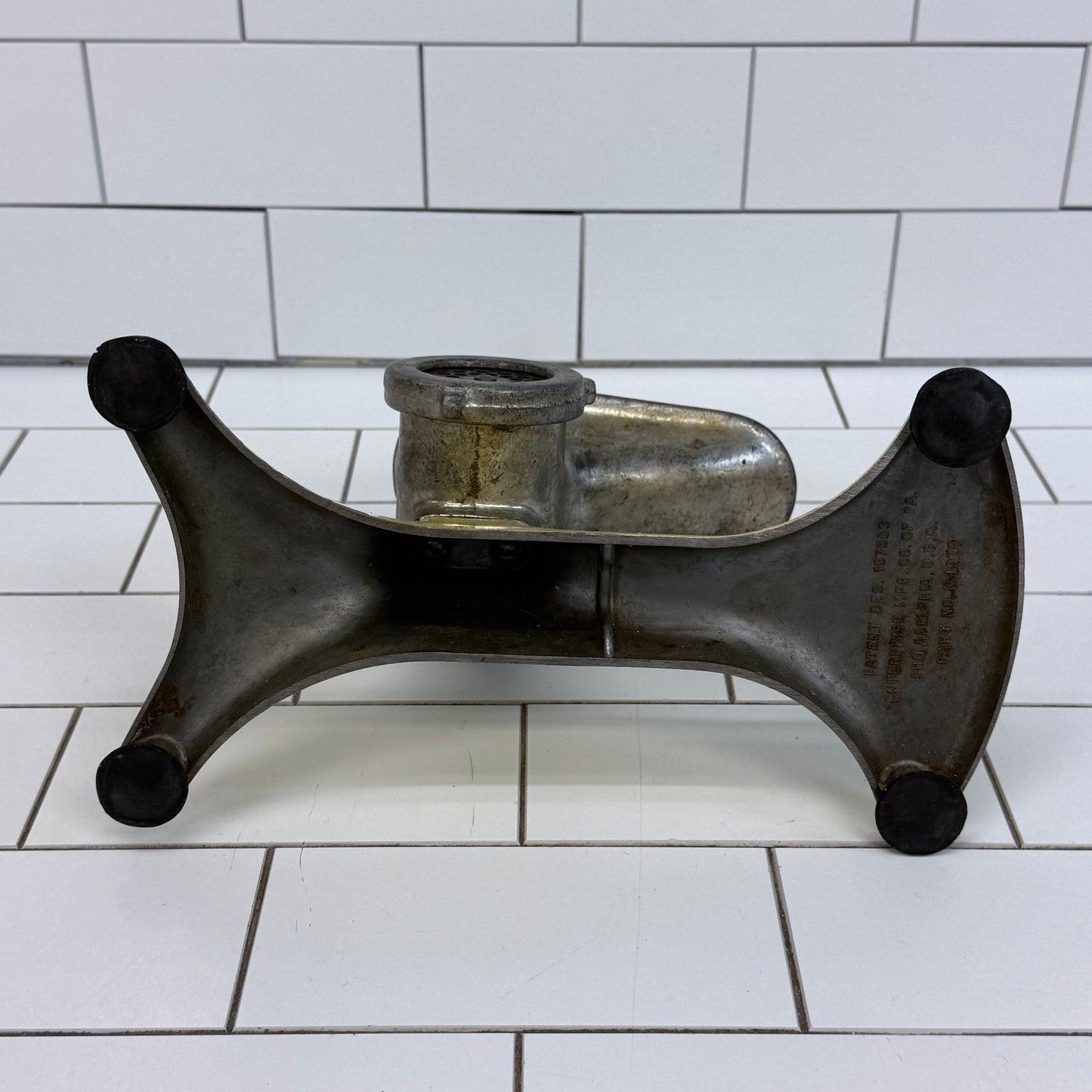 Enterprise No-Clamp Cast Iron Hand Crank Meat Grinder