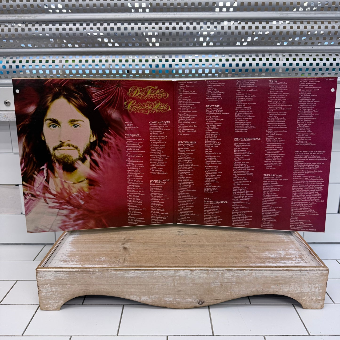 Dan Fogelberg Captured Angel Vinyl Record LP 1975 #PE 33499