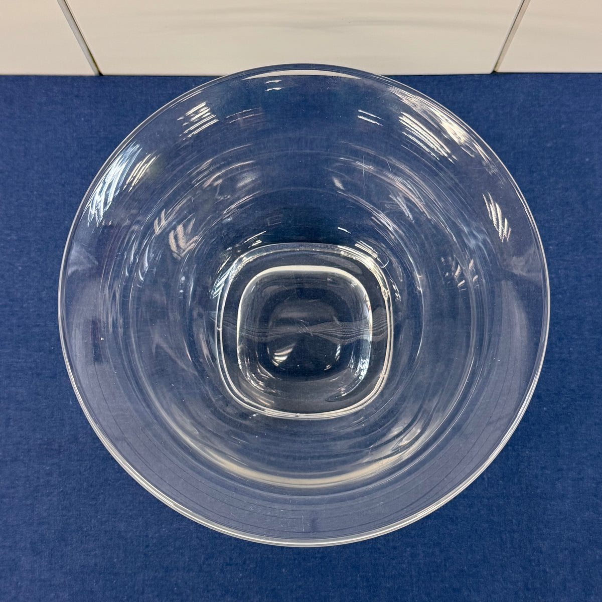 Heisey Clear Glass Bowl and Underplate Set Elegant Glass
