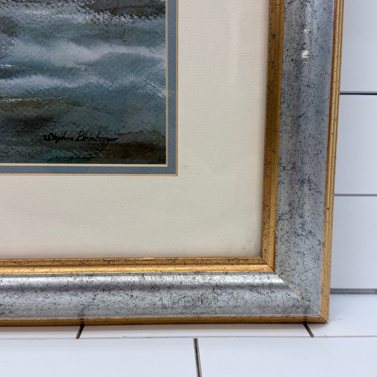 Stephen Bleinberger Full Sail Framed Nautical Art Print