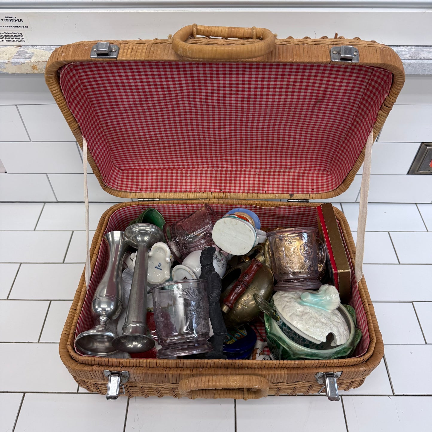 Mystery Estate Basket Vintage Collectibles, 16 Lbs