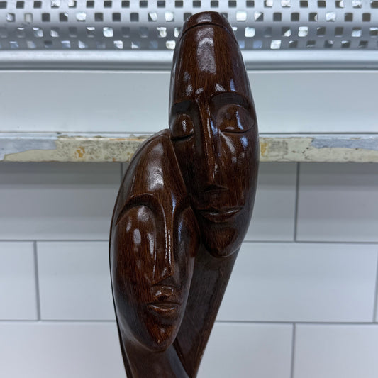 Esco Entwined Lovers Statue Mid Century Modern Sculpture 1970s