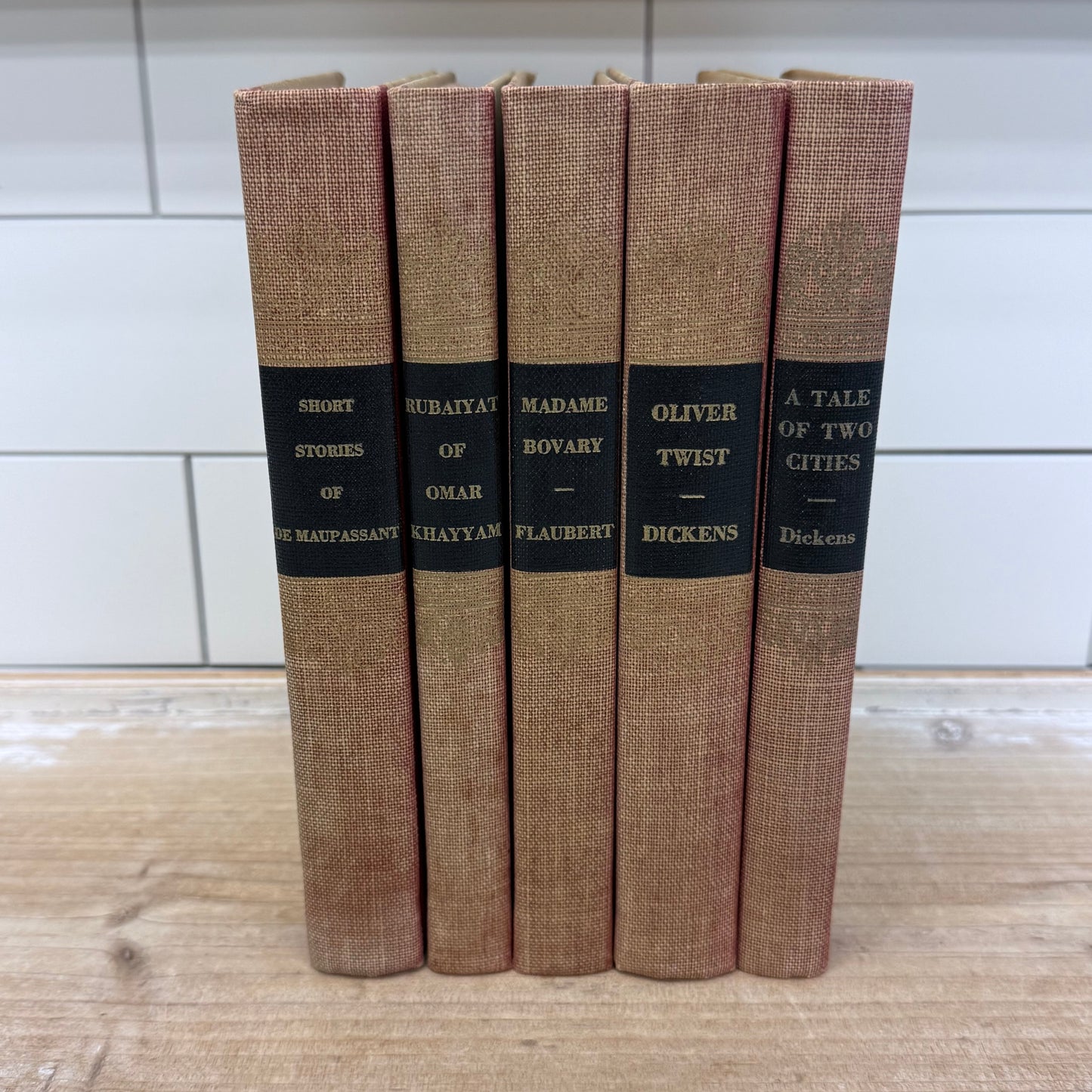 De Luxe Editions Club Vintage Fiction Book Set of 5