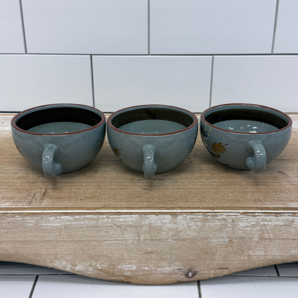 Stangl Golden Harvest Pottery Tea Pot & Cup Set