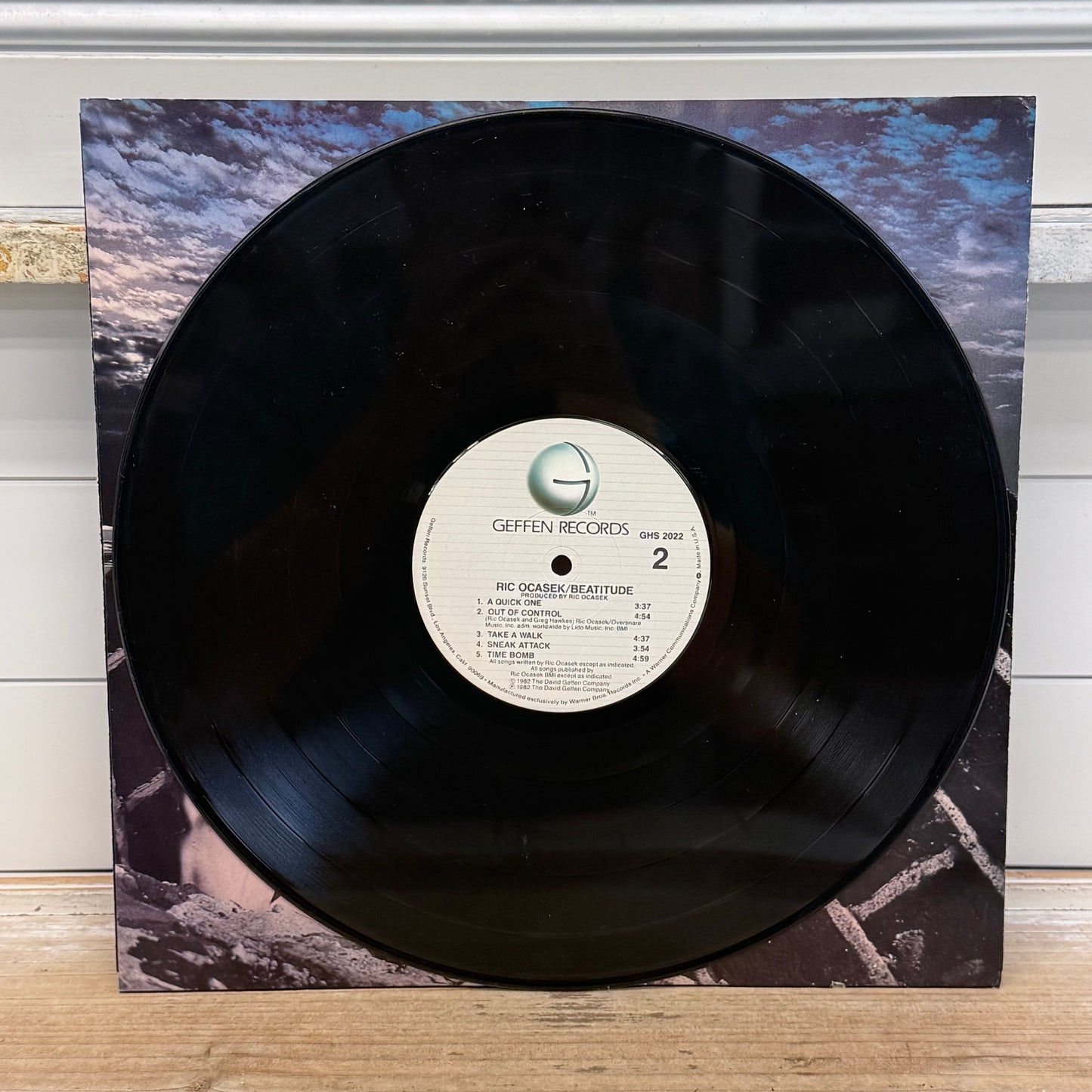 Ric Ocasek Beatitude Vinyl Record LP 1982 #GHS 2022