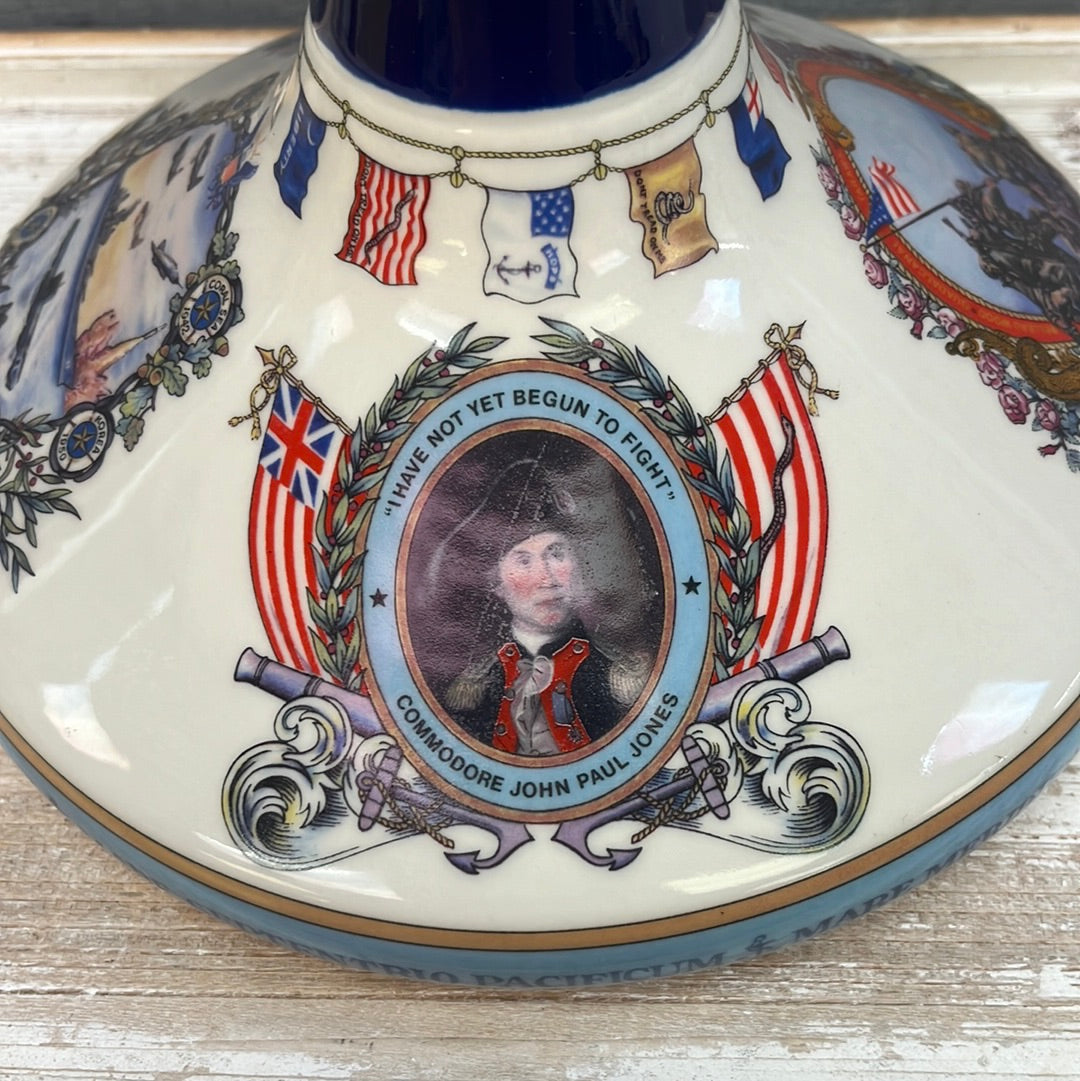 Vintage Pusser’s Rum Staffordshire Porcelain ‘John Paul Jones’ Decanter