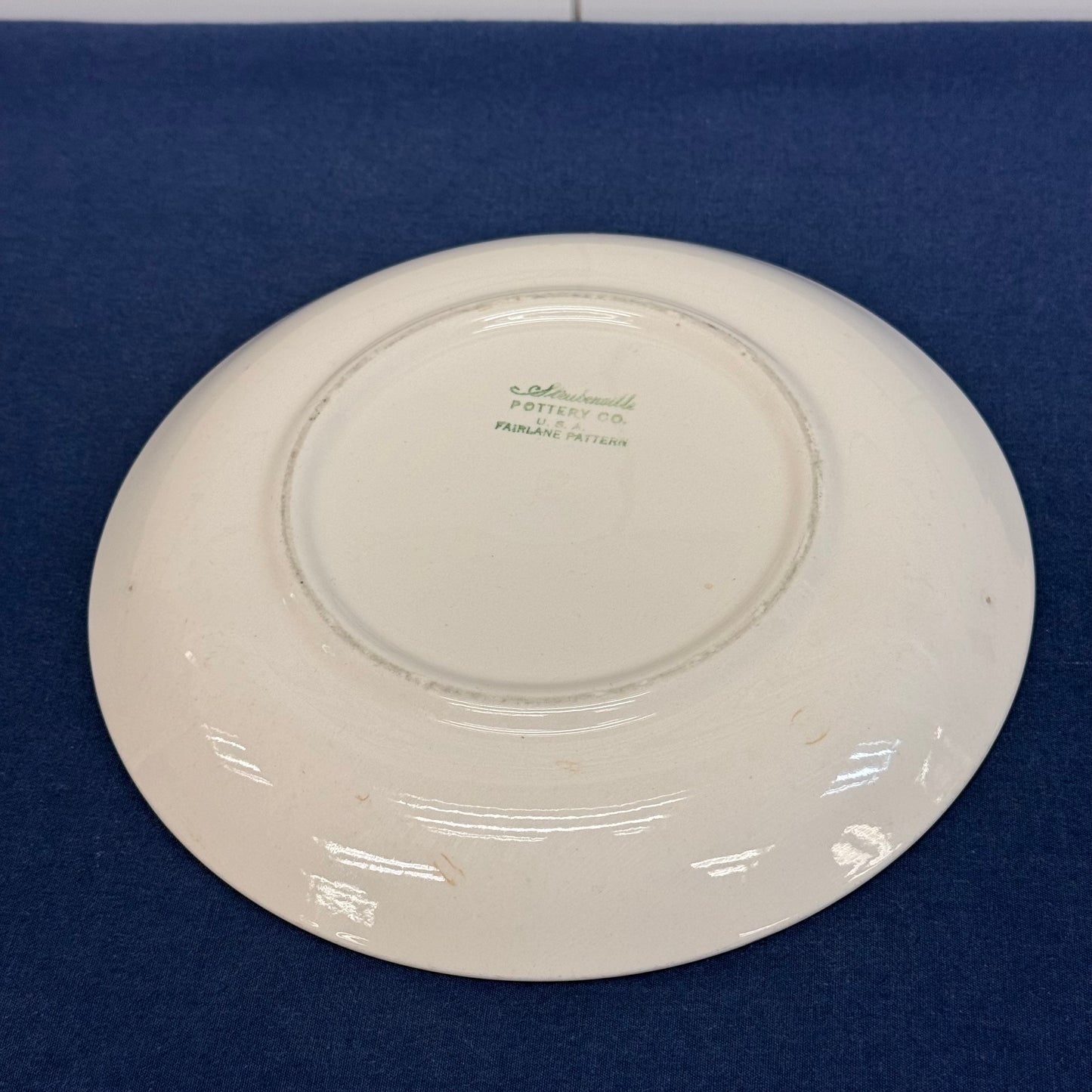 Steubenville Pottery Fairlane Plate & Bowl, Serves 4