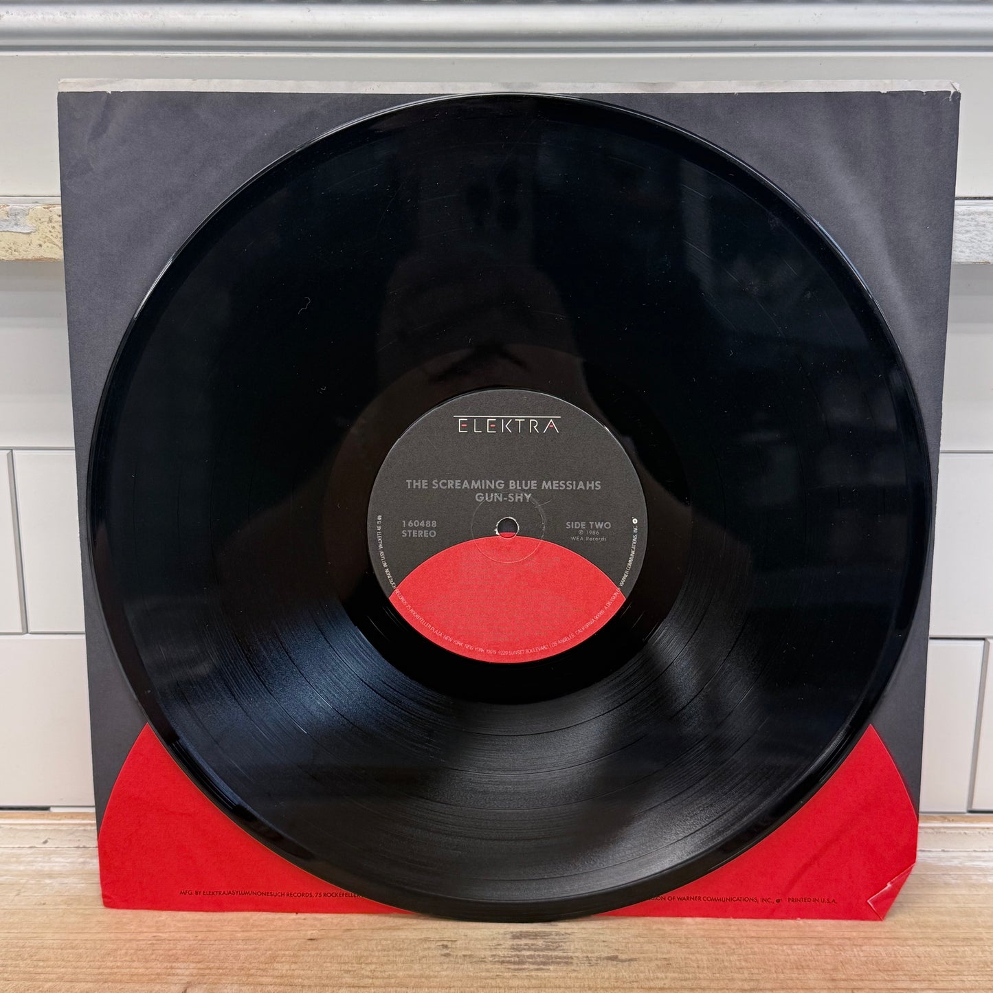 The Screaming Blue Messiahs Gun-Shy Vinyl Record 1986 #60488
