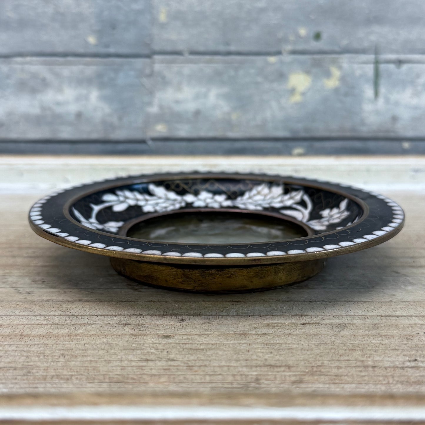 Cloisonné Jade Inlay Trinket Dish