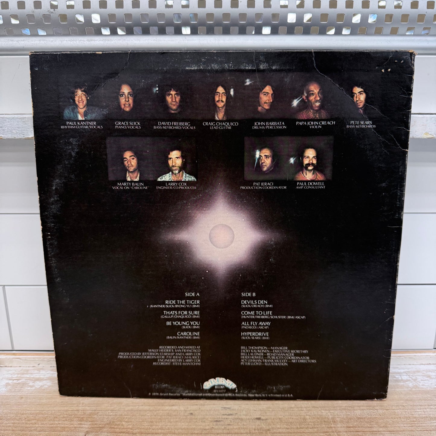 Jefferson Starship Dragon Fly 1974 Vinyl LP Record