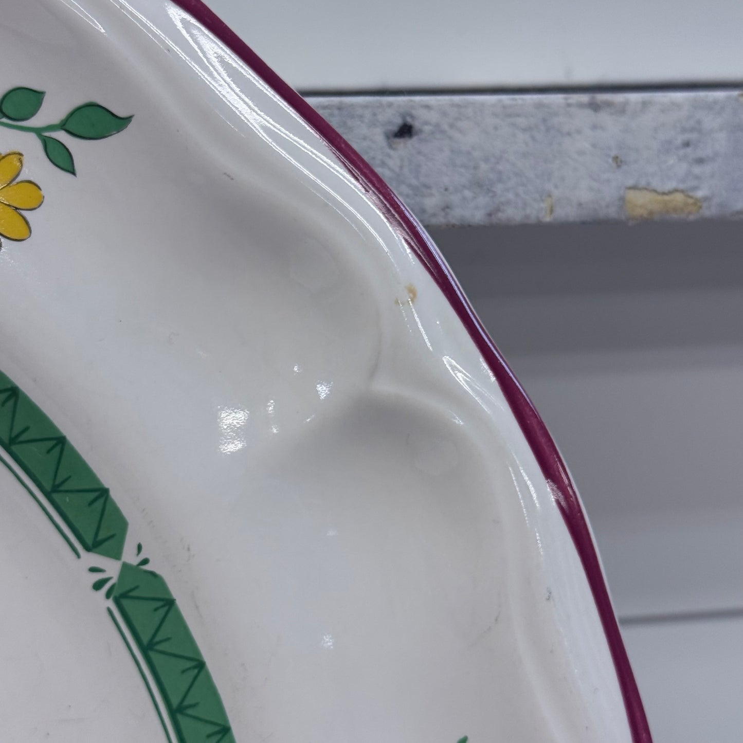 International China Rosalynn Carlton Varney Floral Platter 1980s
