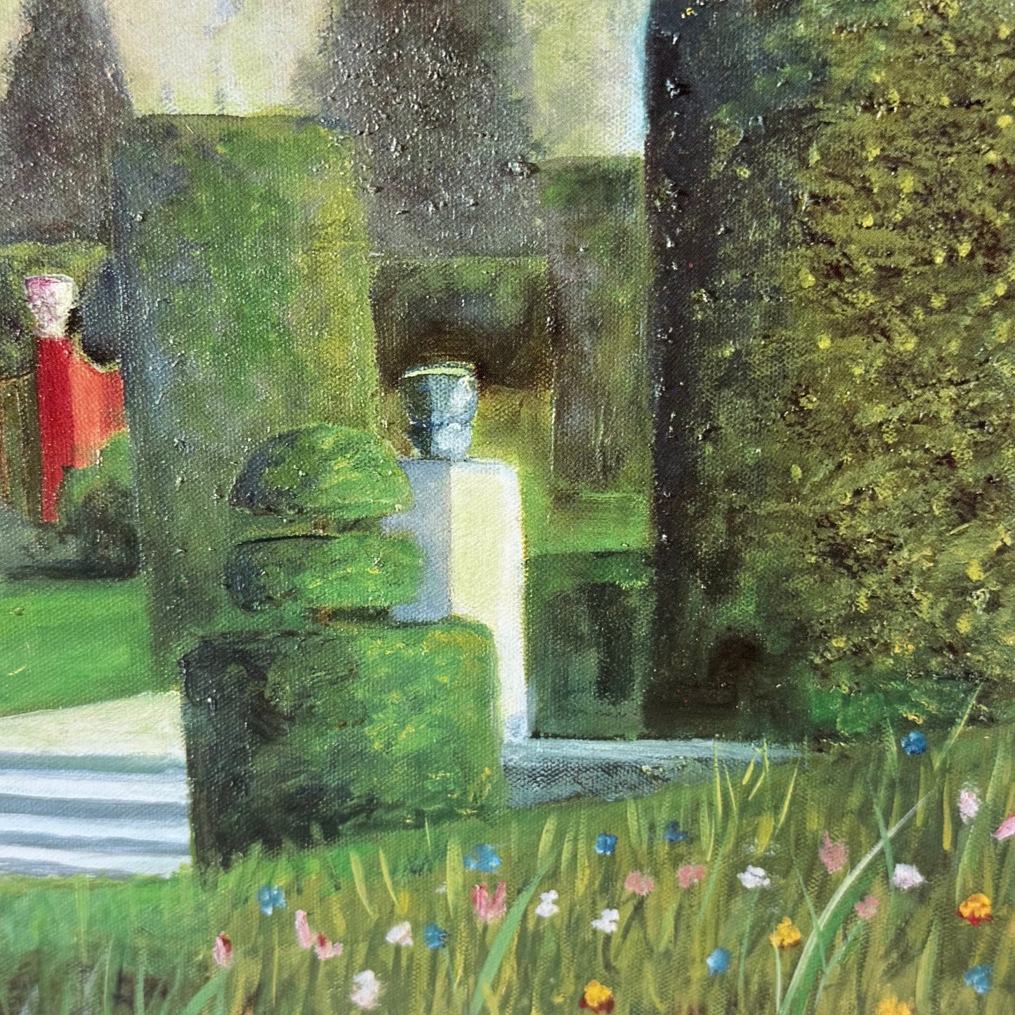 Donald T Regan Signed Print Palace Garden 1997 Limited Edition