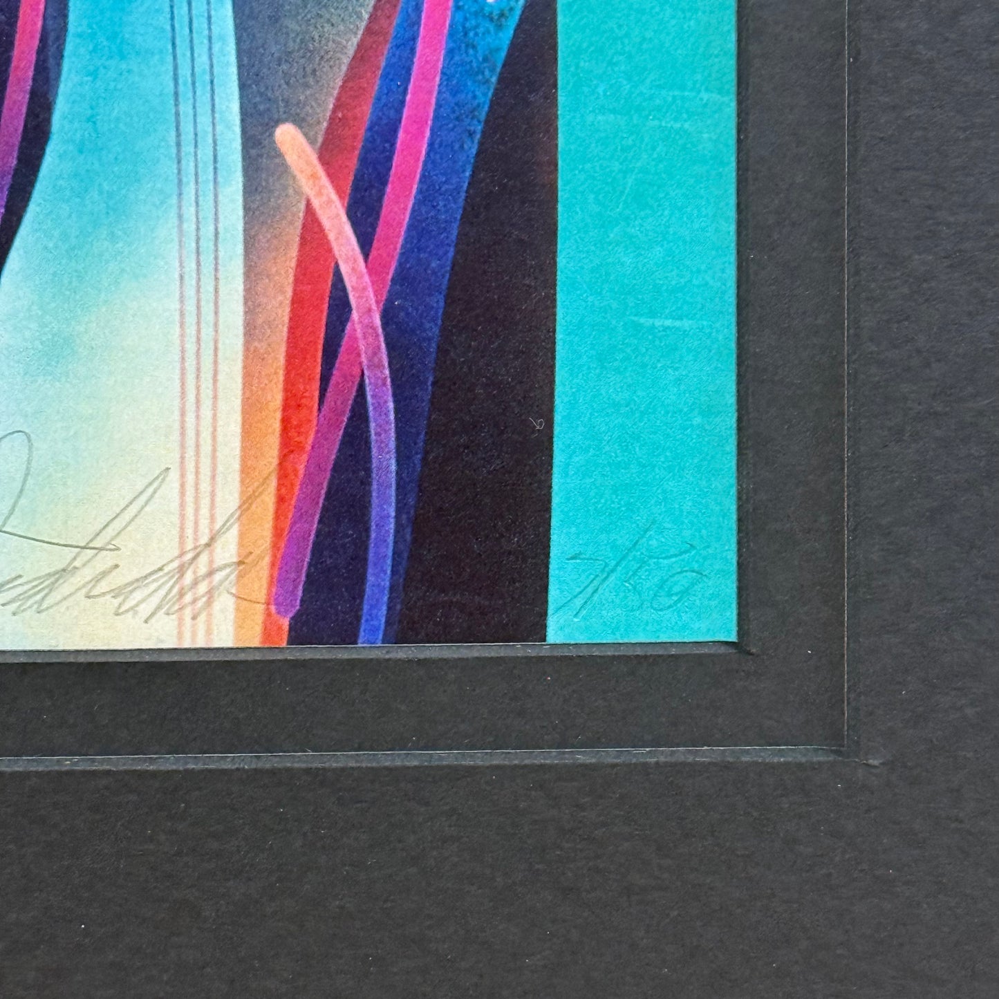 Dean S. Lauderdale Signed Numbered Abstract Art Prints Set of 2