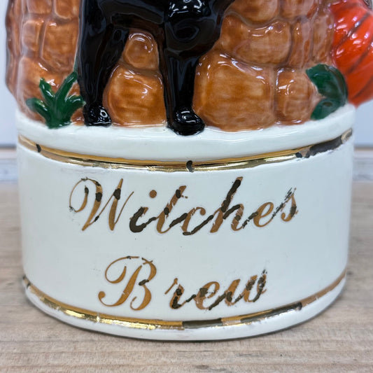 Witches Brew Ceramic Witch Decanter Halloween R J Ceramics