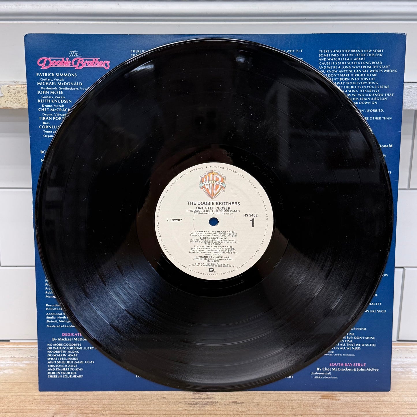The Doobie Brothers One Step Closer Vinyl LP 1980 #HS 3452