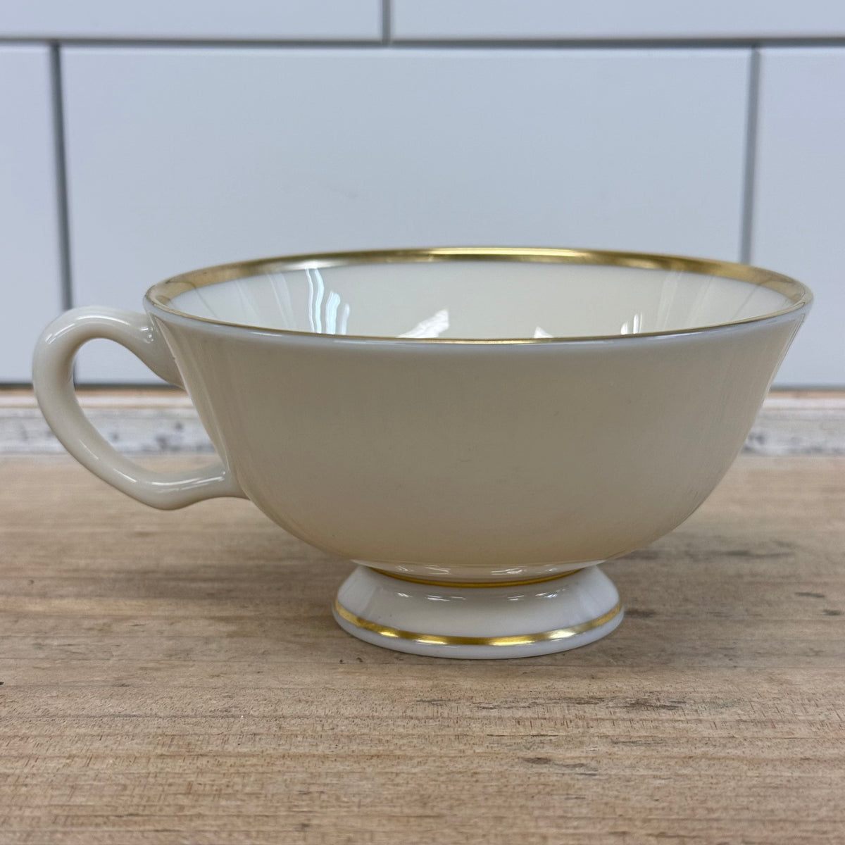 Lenox Mansfield Teacups & Saucers Set of 6 circa 1950