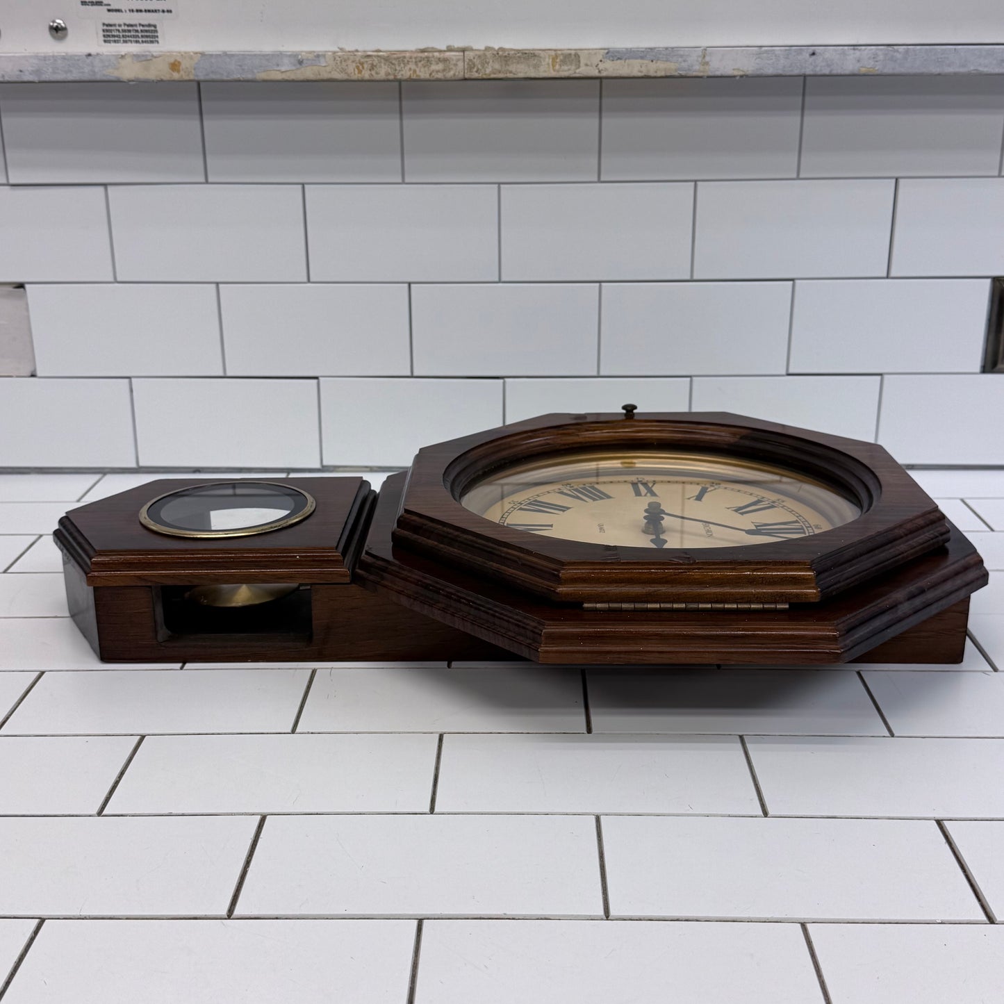Verichron Quartz Pendulum Regulator Wall Clock