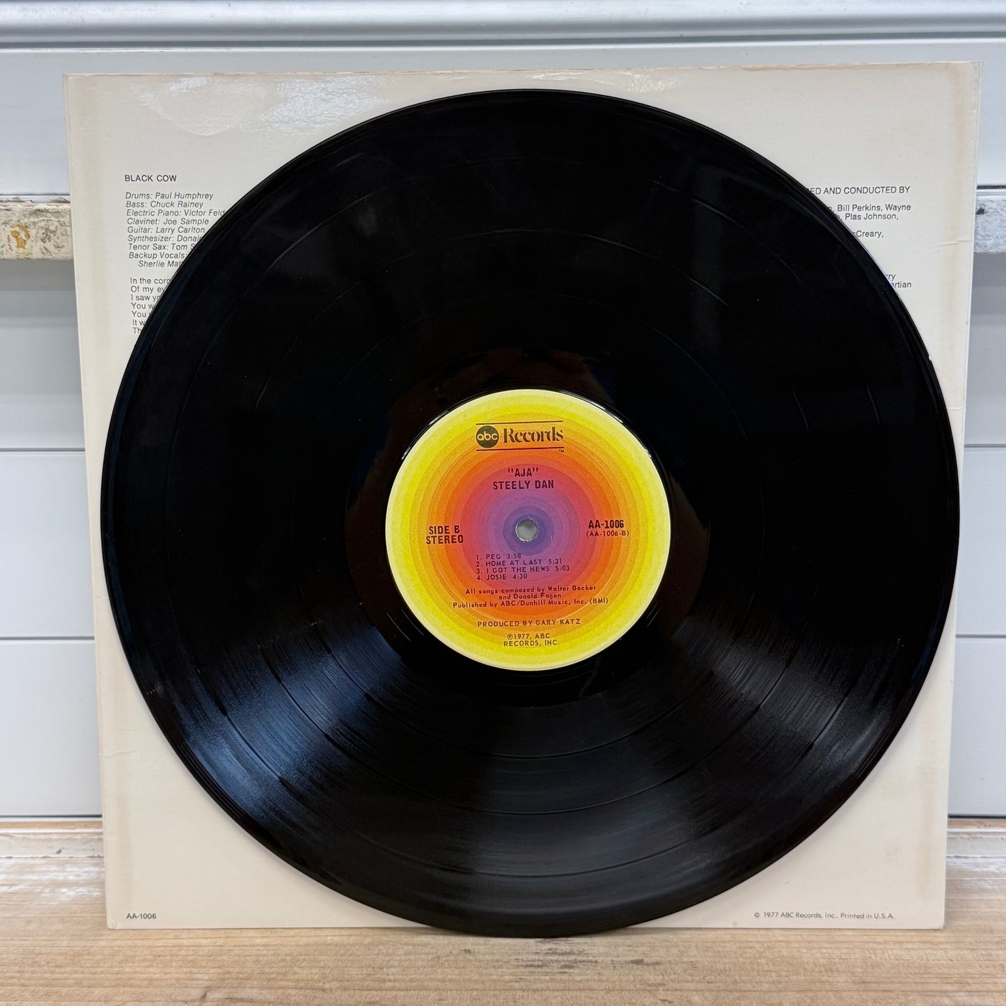 Steely Dan Aja Vinyl Record 1977 LP Album Record