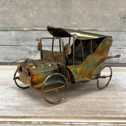 Vintage Berkeley Designs Music Box Copper Car, Plays "Happy Days", 1960s