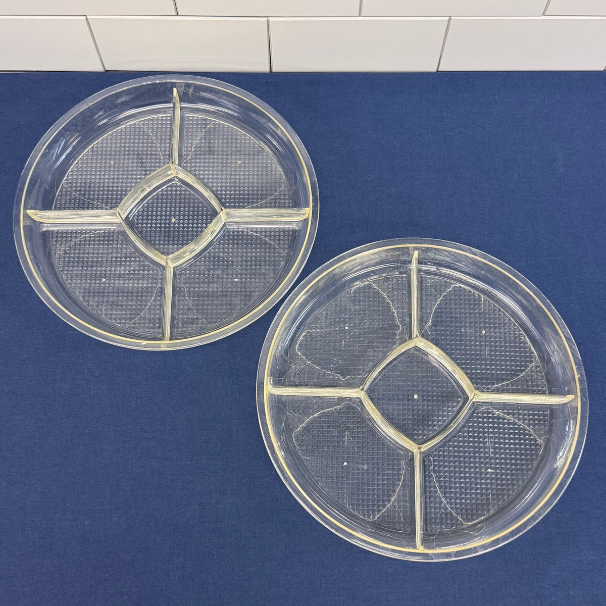 Japanese Lacquer-Style Stacking Serving Set Plates & Trays