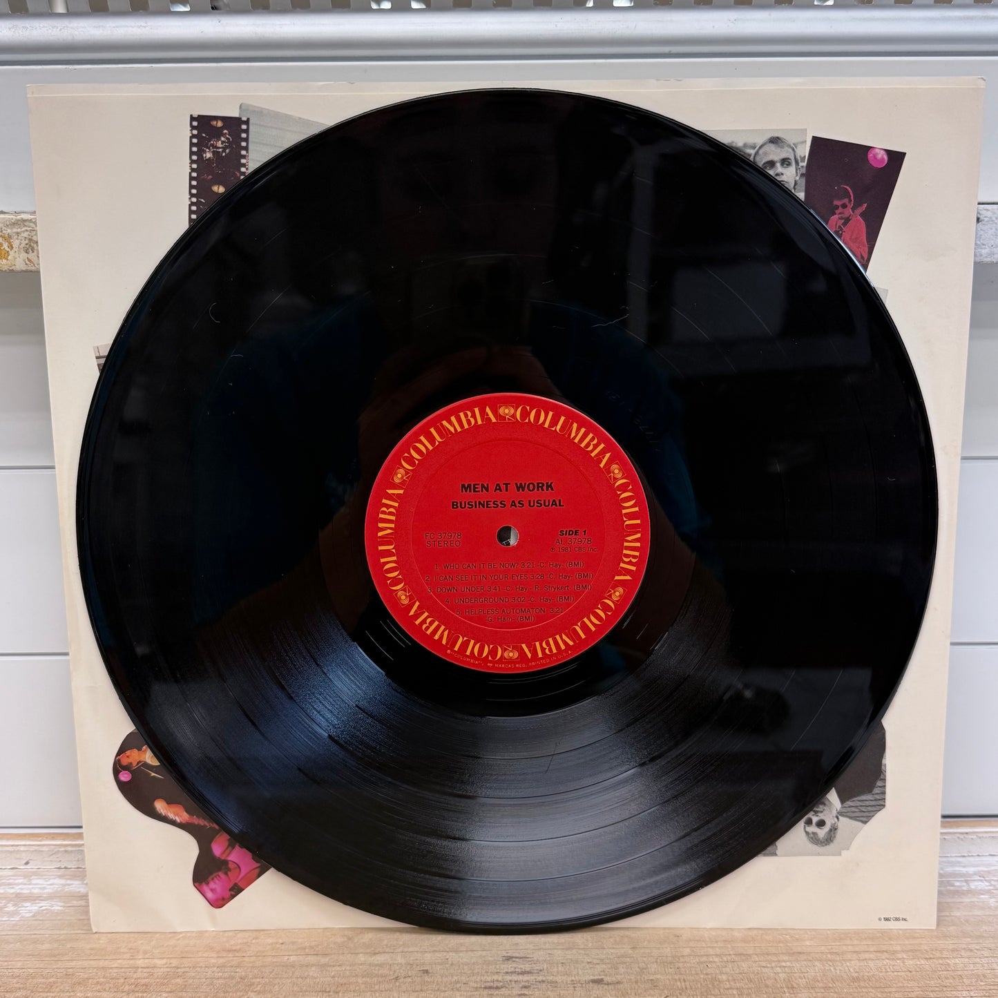 Men at Work Business as Usual Vinyl Record 1982 LP