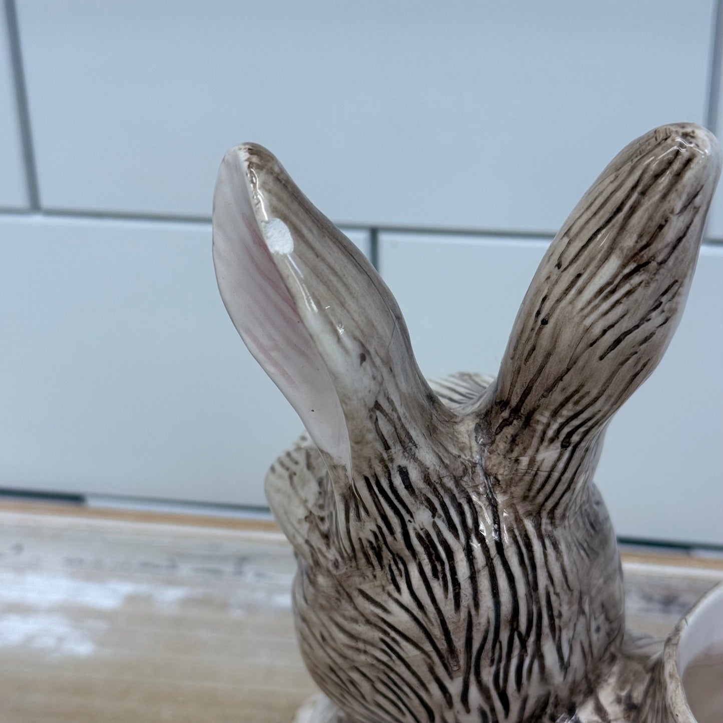 Holland Floral Inc Bunny Planter 1994 Ceramic Rabbit