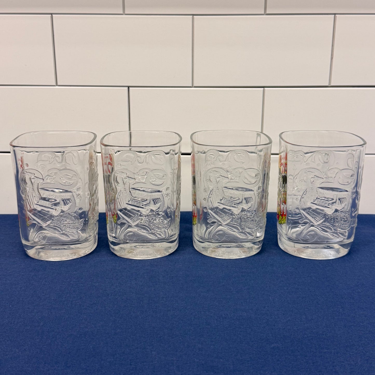 McDonald's Disney World 2000 Animal Kingdom Glasses Set of 4